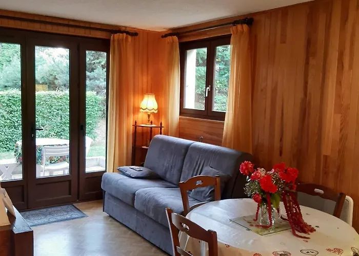 T2 Rez-de-jardin Avec Parking Et Vue Mont Blanc - Fr-1-517-65 Διαμέρισμα Σαμονί